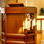 Woodpecker Enterprises - Liturgical Furniture - Pulpit 1