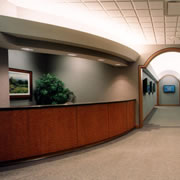 CURVED RECEPTION DESK